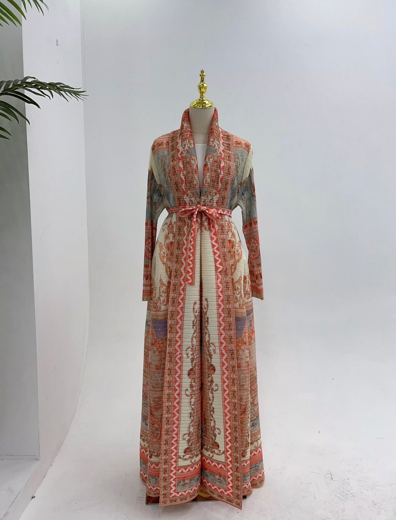 Abaya cardigan dress with belt. One size fits a