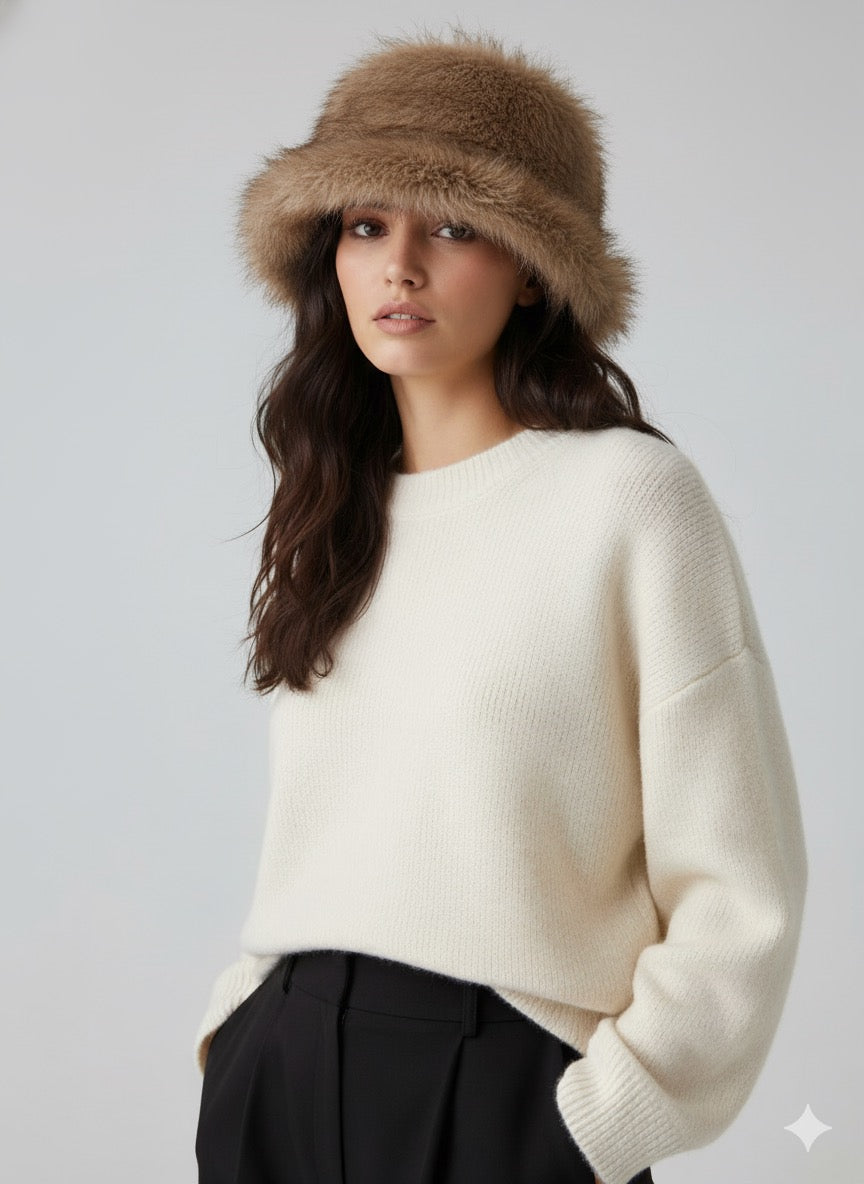 Faux Fur Bucket Hat